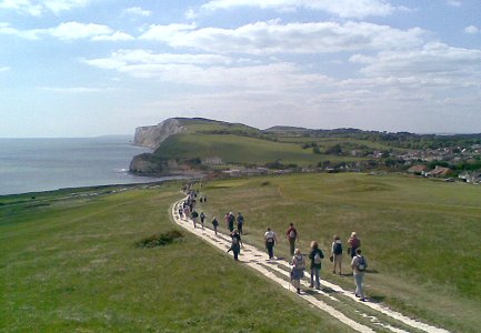 Walk the Wight Freshwater bay leg